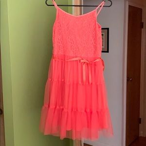 Girls tutu bottom, lace top dress ~Worn Twice~